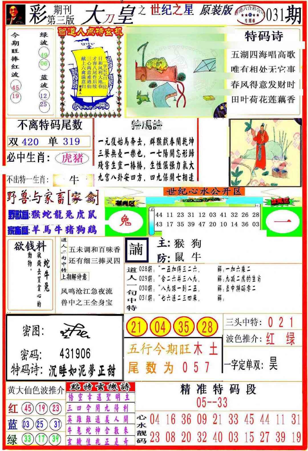 031期大刀皇之(世纪之星)[图]